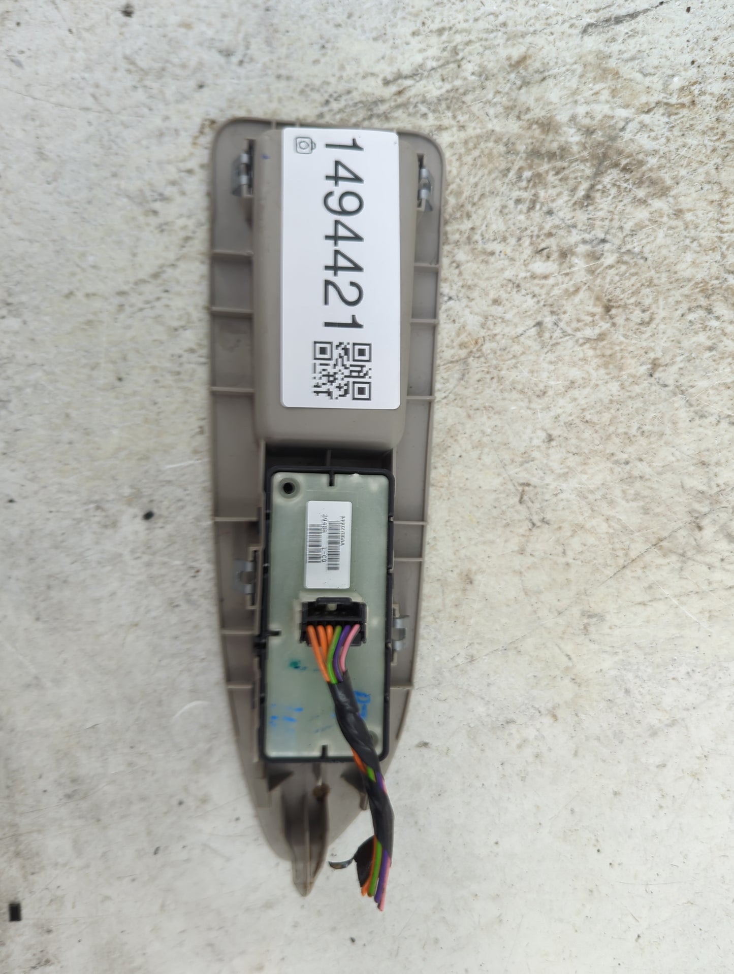2007 Jeep Grand Cherokee Passenger Right Power Window Switch 04602786aa - Oemusedautoparts1.com