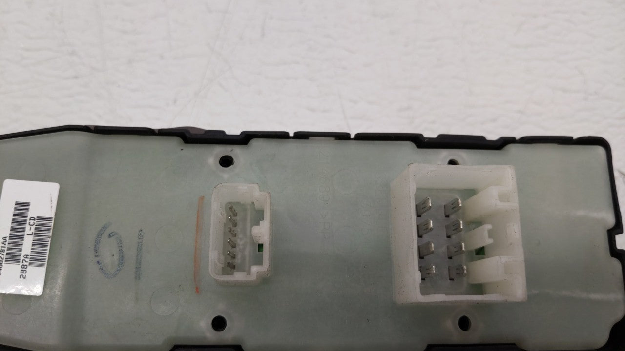 2006-2010 Jeep Grand Cherokee Master Power Window Switch Replacement Driver Side Left P/N:04602781AA 56040694AD Fits OEM Use