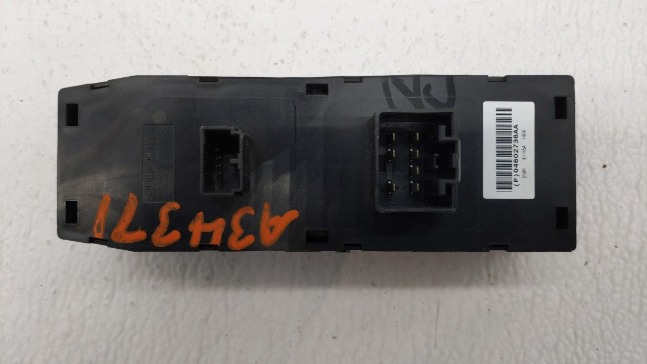 2006-2010 Jeep Grand Cherokee Master Power Window Switch Replacement Driver Side Left P/N:04602781AA 56040694AD Fits OEM Use