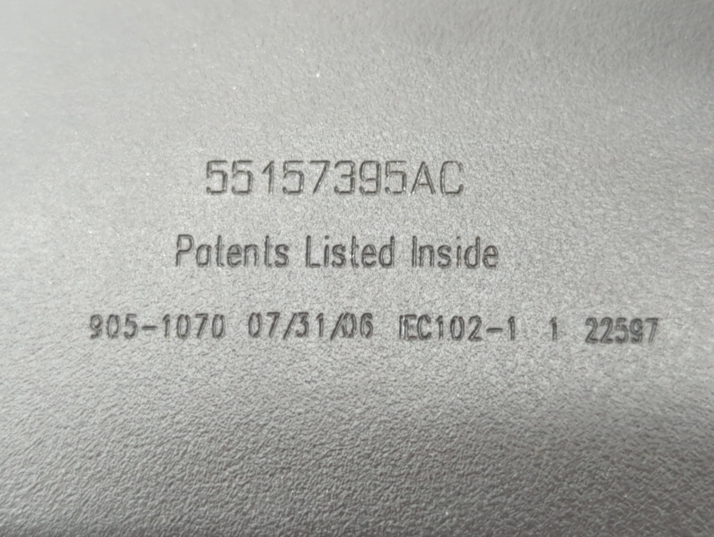 2007 Jeep Grand Cherokee Interior Rear View Mirror Replacement OEM P/N:55157395AC Fits OEM Used Auto Parts - Oemusedautopart