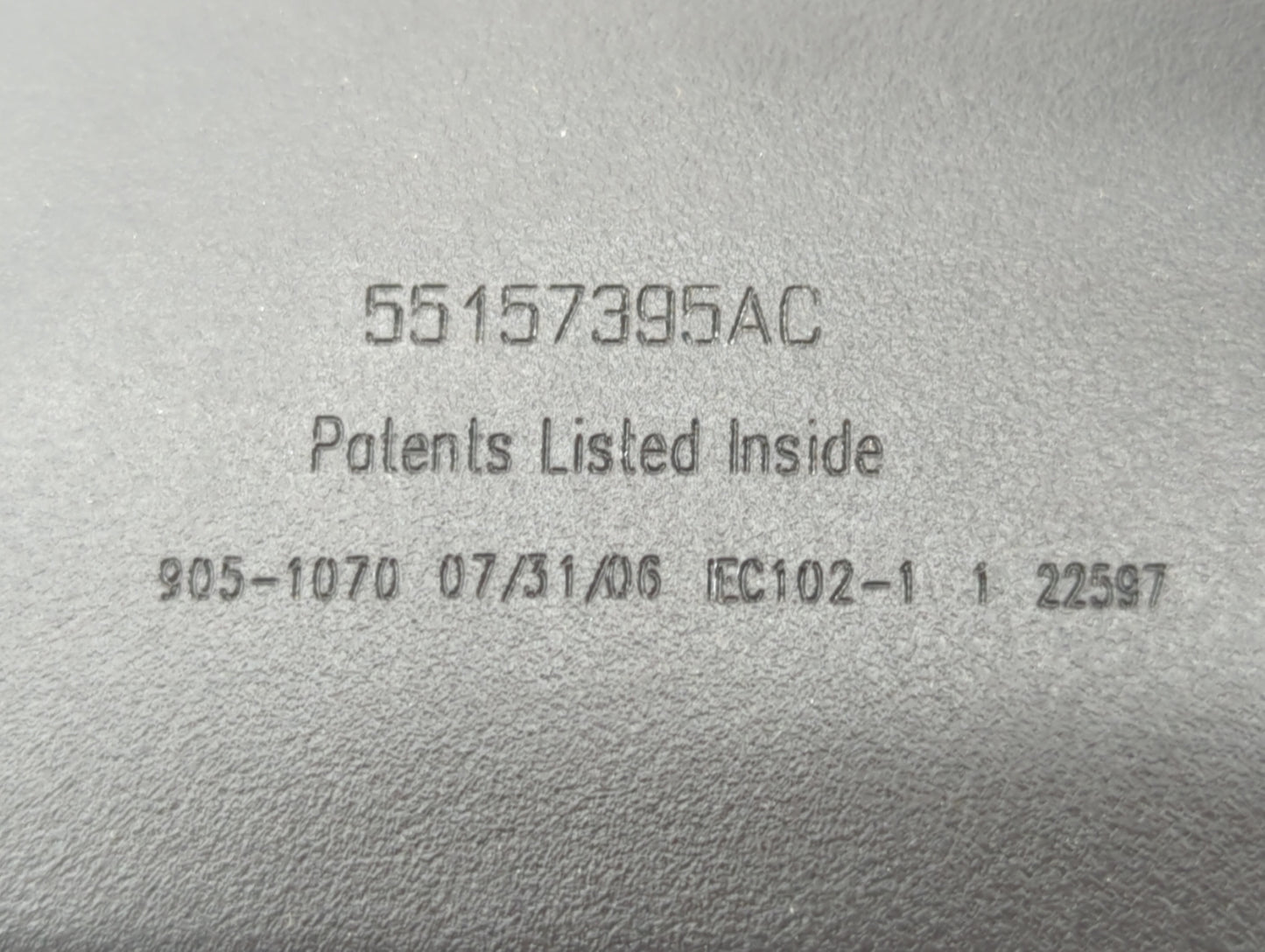 2007 Jeep Grand Cherokee Interior Rear View Mirror Replacement OEM P/N:55157395AC Fits OEM Used Auto Parts - Oemusedautopart