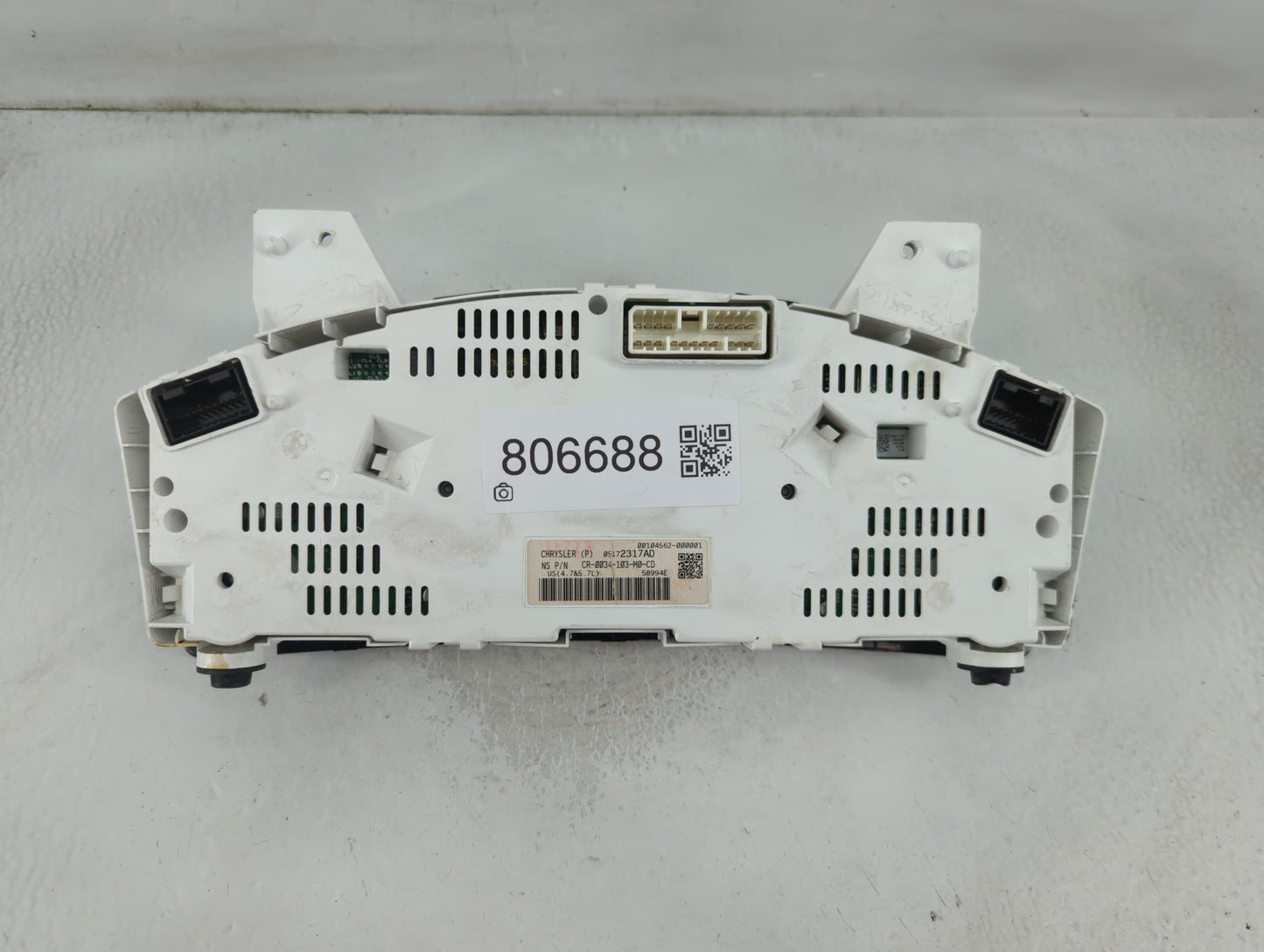 2007 Jeep Grand Cherokee Instrument Cluster Speedometer Gauges P/N:05172317AD Fits OEM Used Auto Parts - Oemusedautoparts1.c