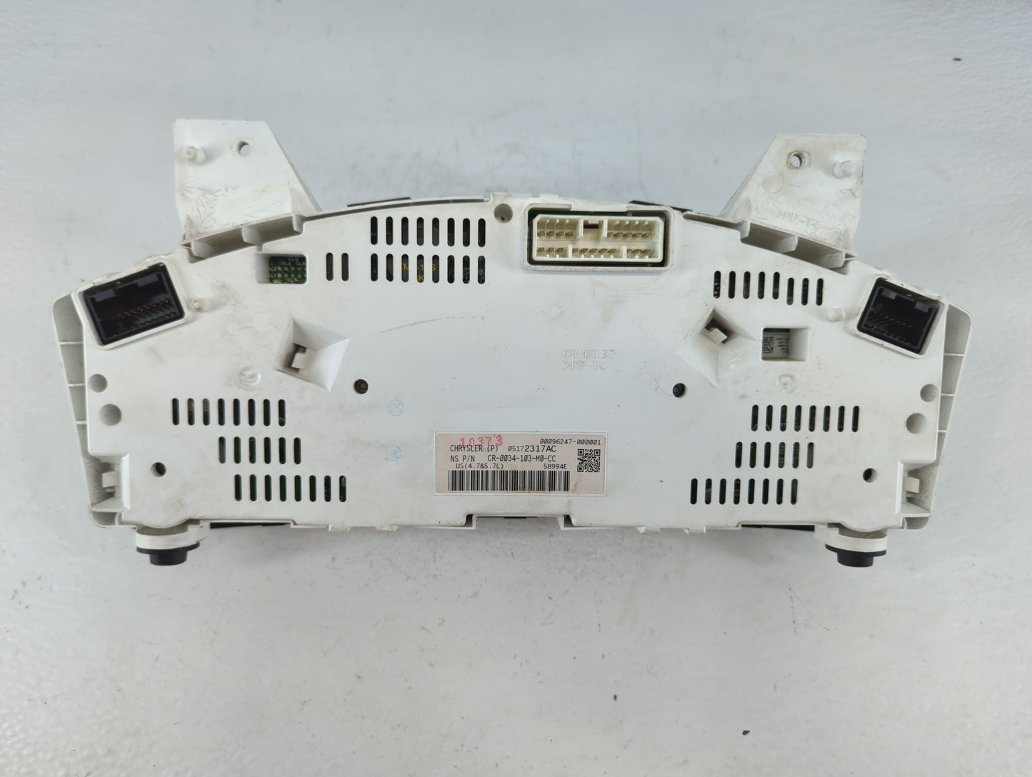 2007 Jeep Grand Cherokee Instrument Cluster Speedometer Gauges P/N:CR-0034-103-M0-CC 05172317AC Fits OEM Used Auto Parts - O