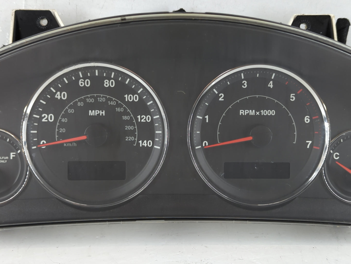 2007 Jeep Grand Cherokee Instrument Cluster Speedometer Gauges P/N:05172320AD Fits OEM Used Auto Parts - Oemusedautoparts1.c