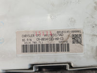 2007 Jeep Grand Cherokee Instrument Cluster Speedometer Gauges P/N:CR-0034-103-M0-CD 05172317AD Fits OEM Used Auto Parts - O