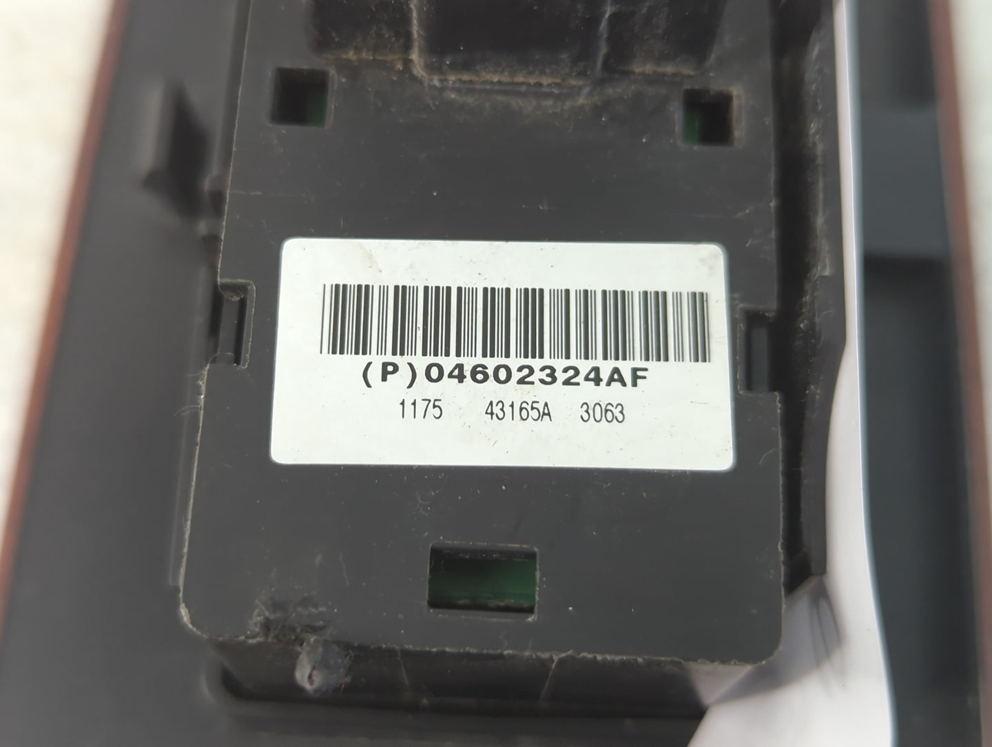 2007-2010 Jeep Grand Cherokee Master Power Window Switch Replacement Driver Side Left P/N:04602324AF Fits OEM Used Auto Part