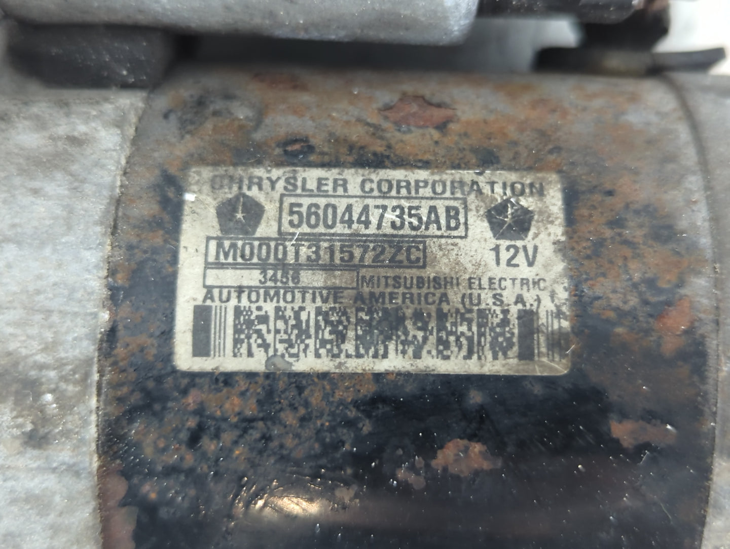2005-2007 Jeep Liberty Car Starter Motor Solenoid OEM P/N:56044735AB Fits Fits 2005 2006 2007 2008 2009 OEM Used Auto Parts 