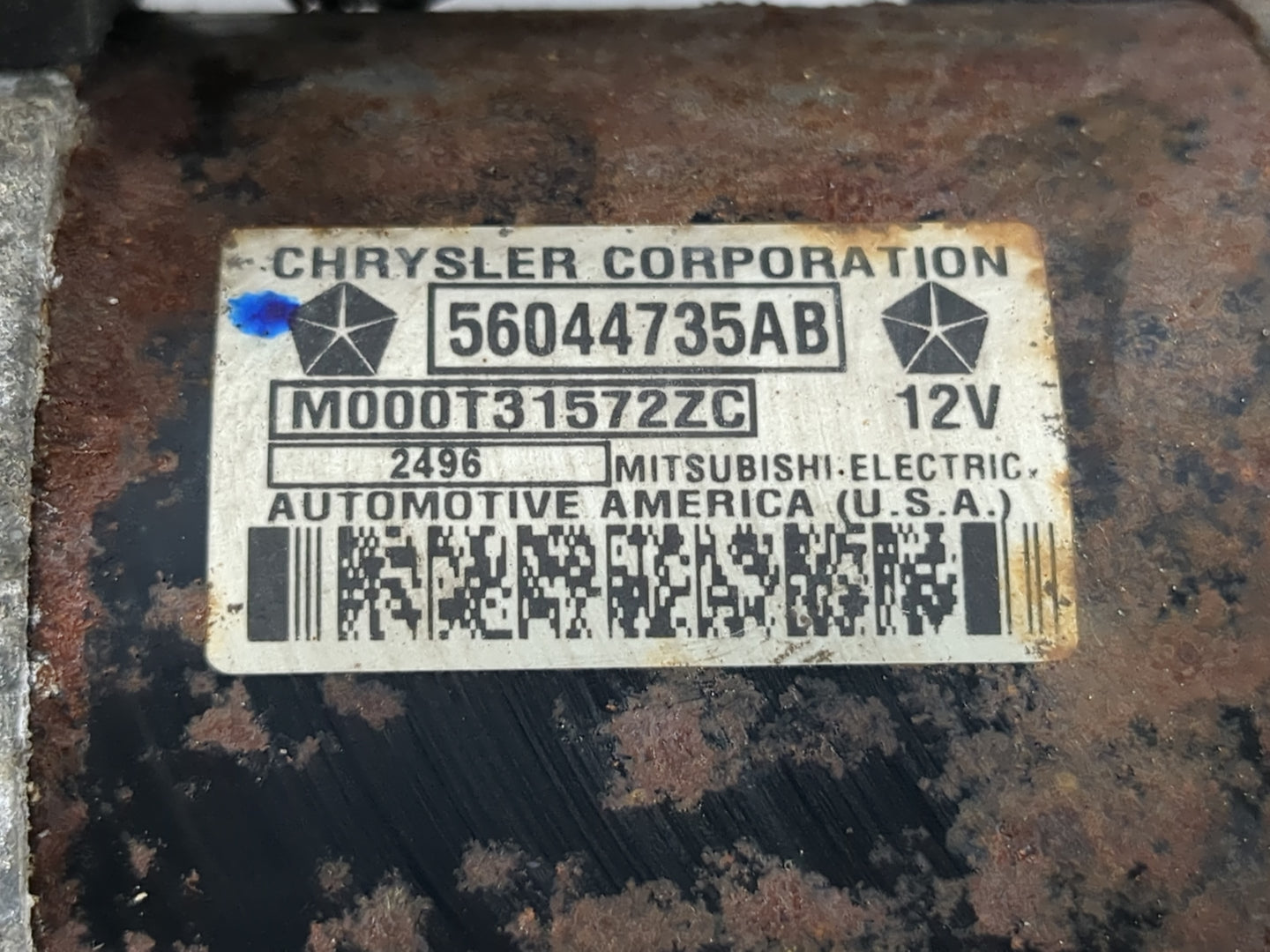 2005-2007 Jeep Liberty Car Starter Motor Solenoid OEM P/N:56044735AB Fits Fits 2005 2006 2007 2008 2009 OEM Used Auto Parts 