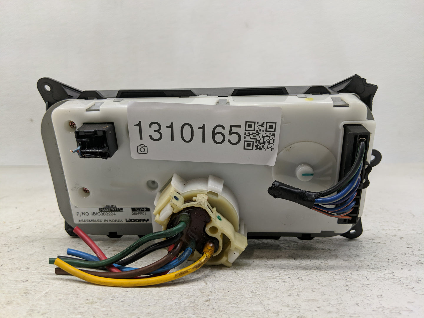 2004-2007 Jeep Liberty Climate Control Module Temperature AC/Heater Replacement P/N:P55037533AG Fits Fits 2004 2005 2006 200