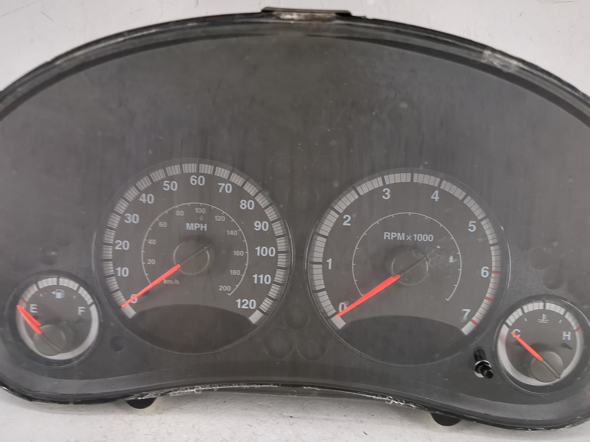2007 Jeep Liberty Instrument Cluster Speedometer Gauges P/N:A2C53176906 04826935 AB Miles:102K Fits OEM Used Auto Parts - Oe