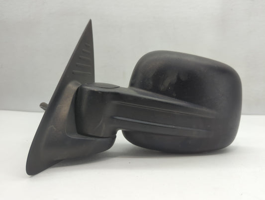2002-2007 Jeep Liberty Driver Left Side View Manual Door Mirror Black - Oemusedautoparts1.com