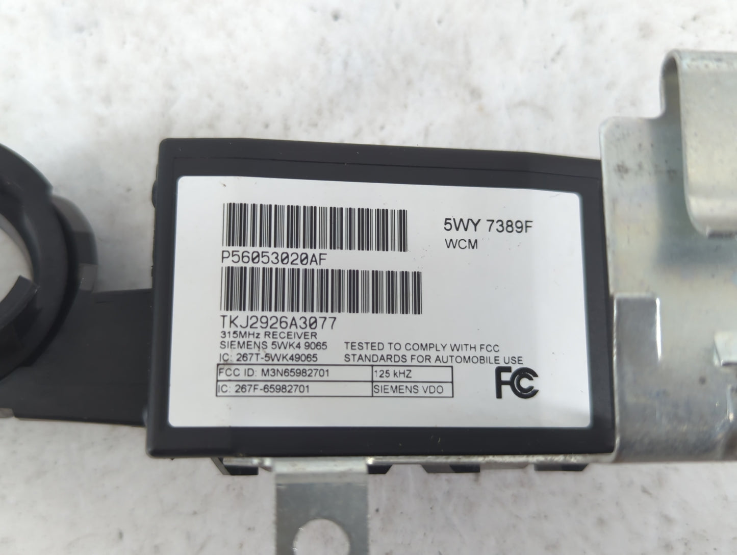 2007 Jeep Liberty Ignition Switch Oem P56053020af - Oemusedautoparts1.com