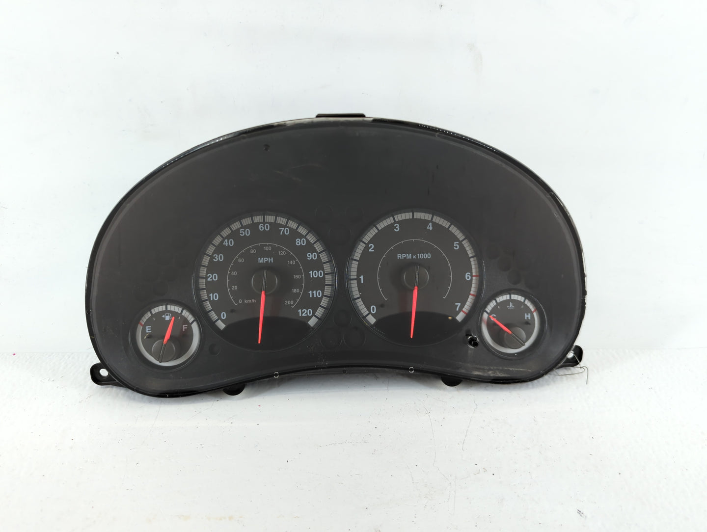 2007 Jeep Liberty Instrument Cluster Speedometer Gauges P/N:P05172916AB Fits OEM Used Auto Parts - Oemusedautoparts1.com