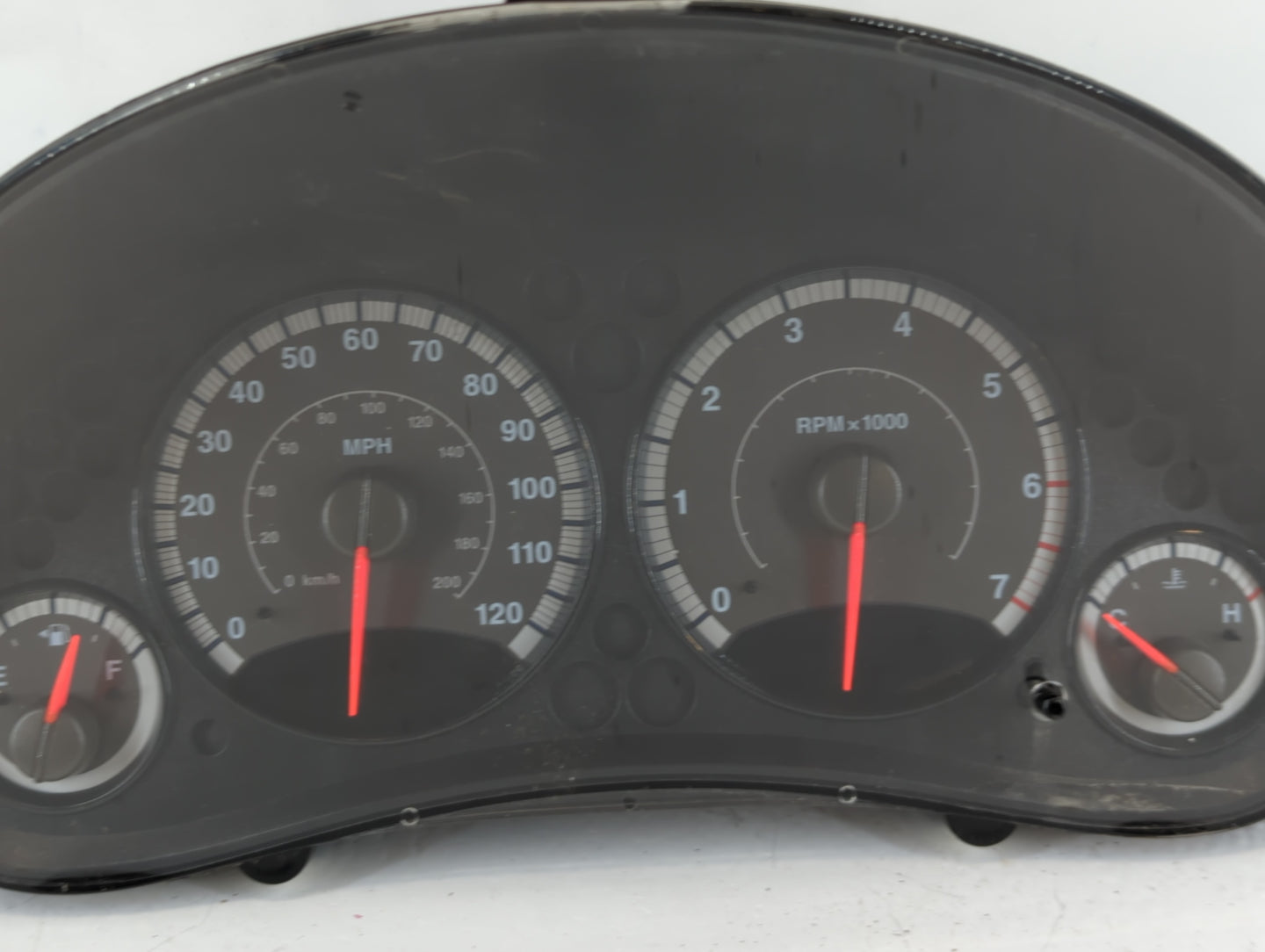 2007 Jeep Liberty Instrument Cluster Speedometer Gauges P/N:P05172916AB Fits OEM Used Auto Parts - Oemusedautoparts1.com