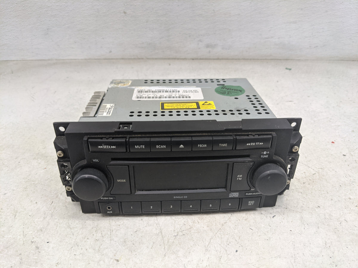 2007-2008 Jeep Patriot Radio AM FM Cd Player Receiver Replacement P/N:P05064173AK Fits Fits 2004 2005 2006 2007 2008 2009 20