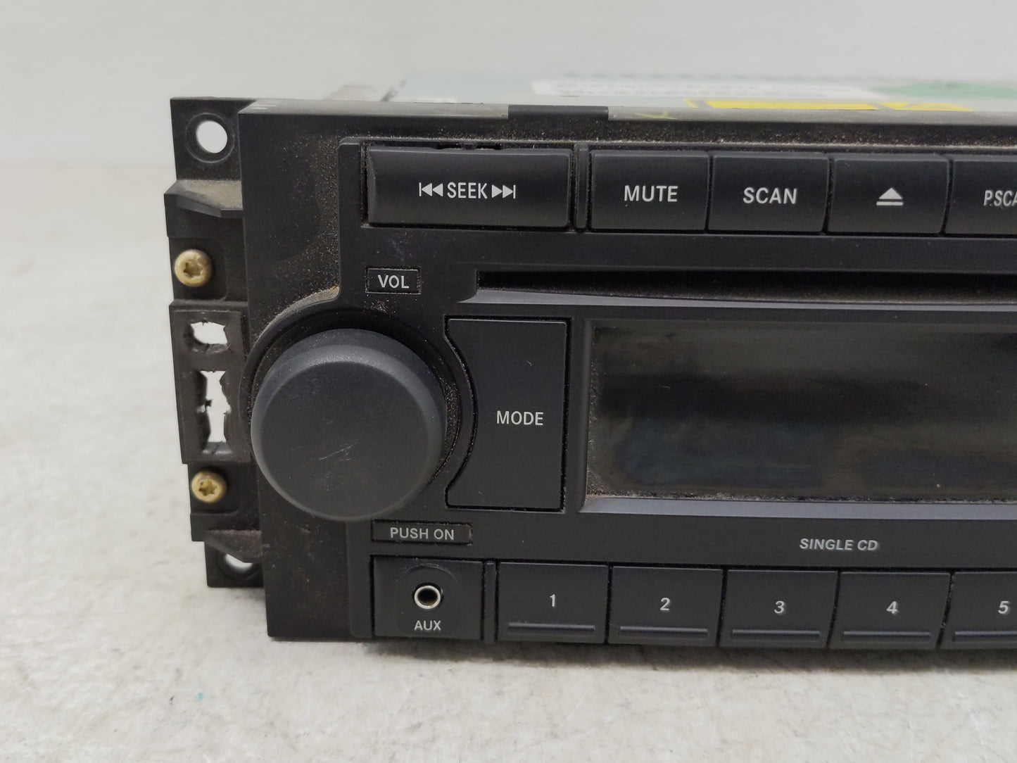 2007-2008 Jeep Patriot Radio AM FM Cd Player Receiver Replacement P/N:P05064173AK Fits Fits 2004 2005 2006 2007 2008 2009 20