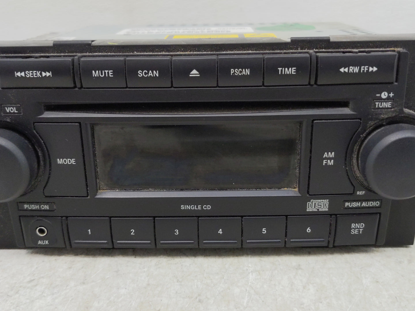 2007-2008 Jeep Patriot Radio AM FM Cd Player Receiver Replacement P/N:P05064173AK Fits Fits 2004 2005 2006 2007 2008 2009 20