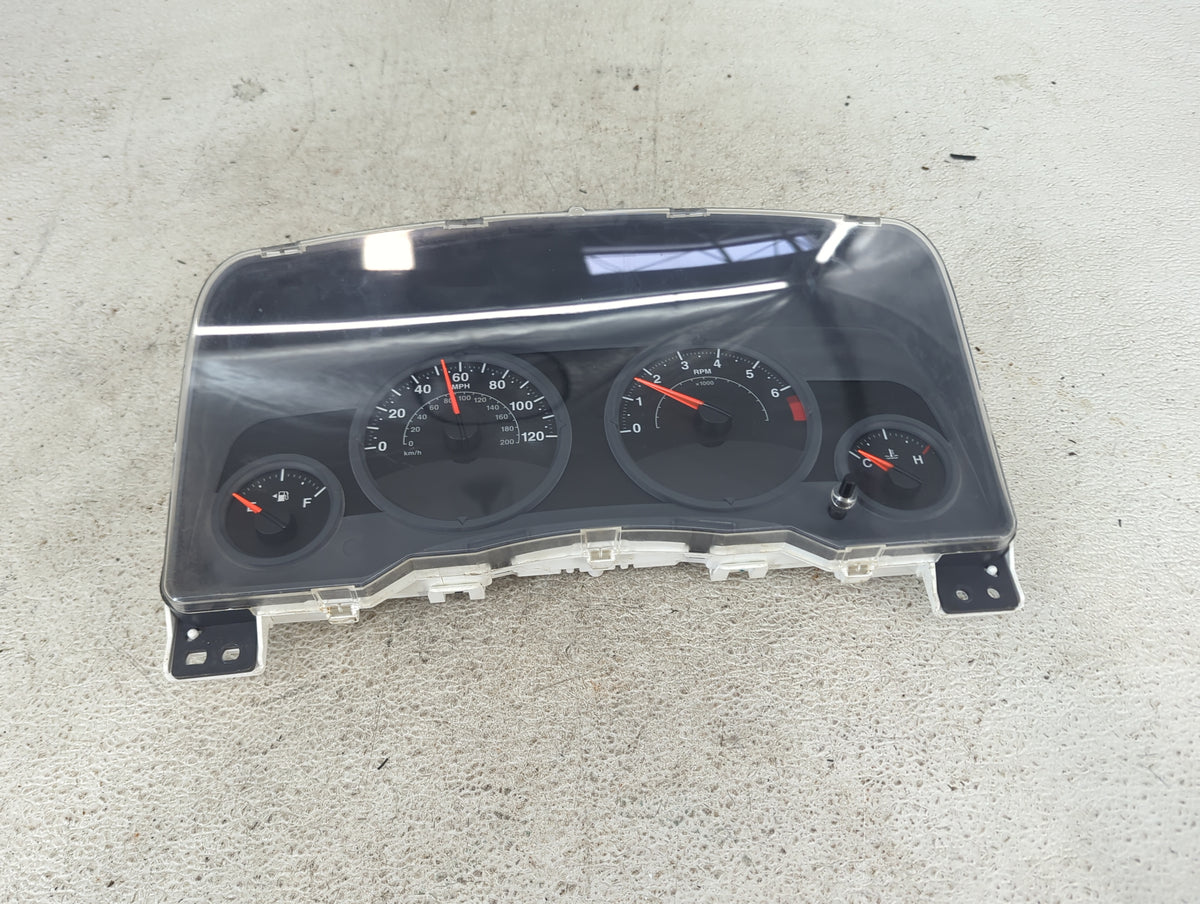 2007 Jeep Patriot Instrument Cluster Speedometer Gauges P/N:P05107008AF CR-8105-004-M0-CF Miles: Fits OEM Used Auto Parts - 