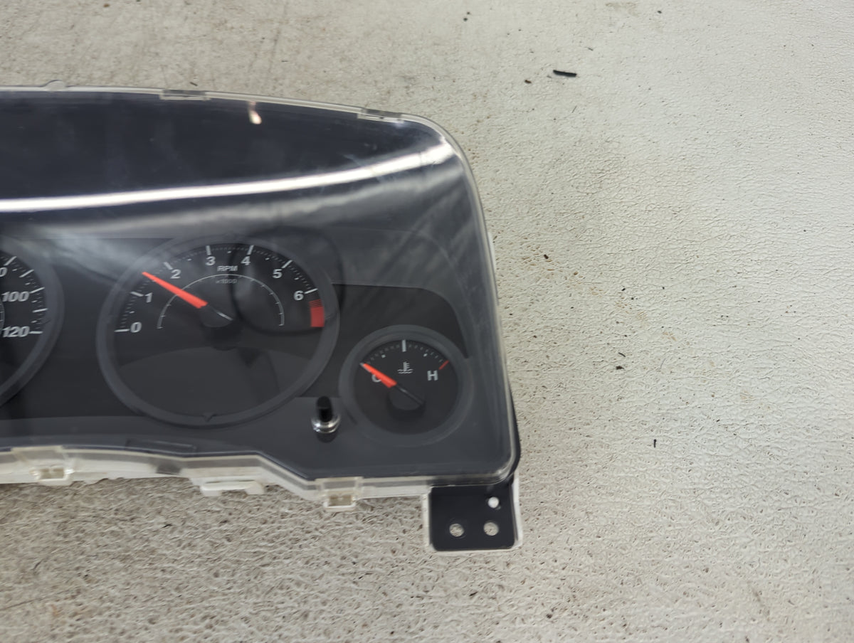 2007 Jeep Patriot Instrument Cluster Speedometer Gauges P/N:P05107008AF CR-8105-004-M0-CF Miles: Fits OEM Used Auto Parts - 
