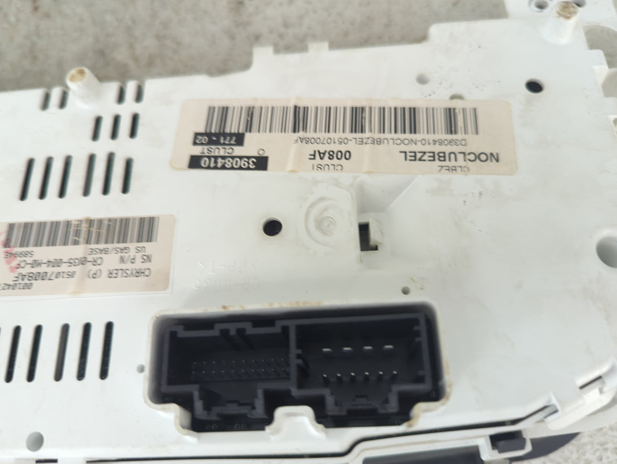 2007 Jeep Patriot Instrument Cluster Speedometer Gauges P/N:P05107008AF CR-8105-004-M0-CF Miles: Fits OEM Used Auto Parts - 