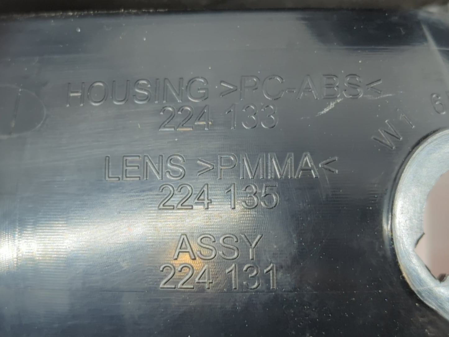 2007 Jeep Patriot Tail Light Assembly Driver Left OEM P/N:224133 Fits OEM Used Auto Parts - Oemusedautoparts1.com