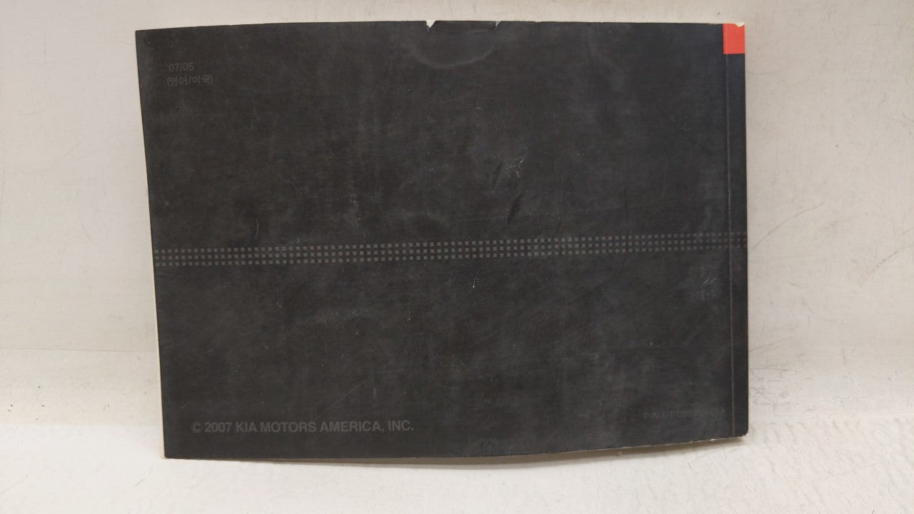 2007 Kia Optima Owners Manual Book Guide OEM Used Auto Parts - Oemusedautoparts1.com