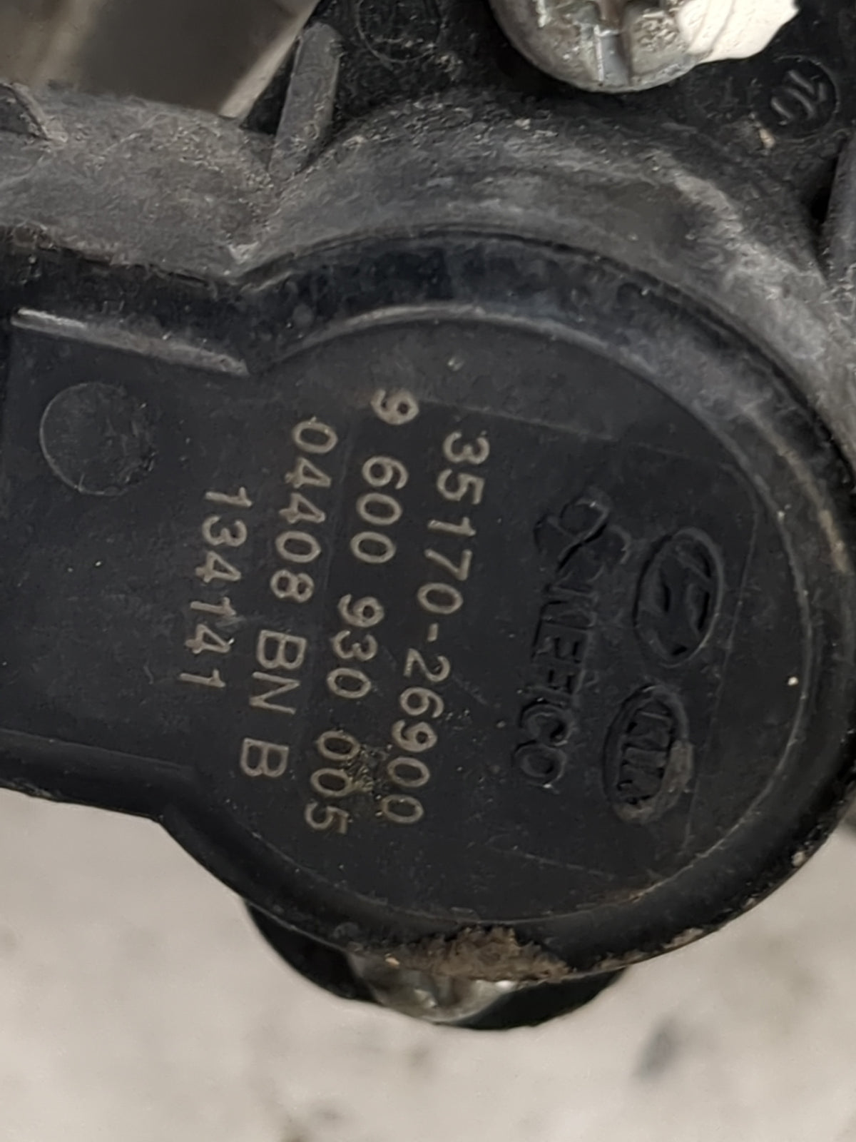 2007 Kia Rio Throttle Body P/N:35170-26900 9600930005 Fits OEM Used Auto Parts - Oemusedautoparts1.com