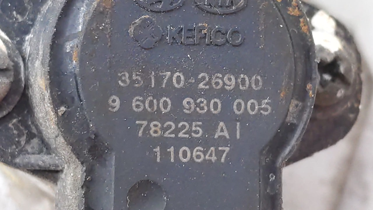2006-2011 Kia Rio Throttle Body P/N:35170-26900 35100-26860 Fits Fits 2006 2007 2008 2009 2010 2011 OEM Used Auto Parts - Oe