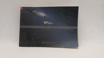 compare product 2007 Kia Rio Owners Manual Book Guide OEM Used Auto Parts