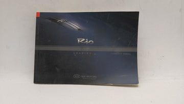 2007 Kia Rio Owners Manual Book Guide OEM Used Auto Parts - Oemusedautoparts1.com