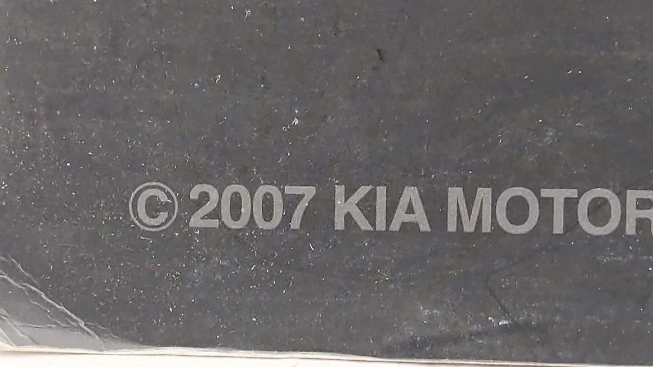 2007 Kia Rio Owners Manual Book Guide OEM Used Auto Parts - Oemusedautoparts1.com
