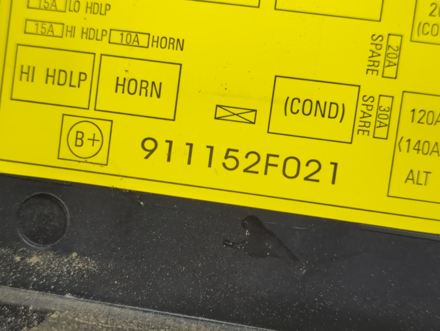 2007-2009 Kia Spectra Fusebox Fuse Box Panel Relay Module P/N:911152F021 Fits Fits 2007 2008 2009 OEM Used Auto Parts - Oemu