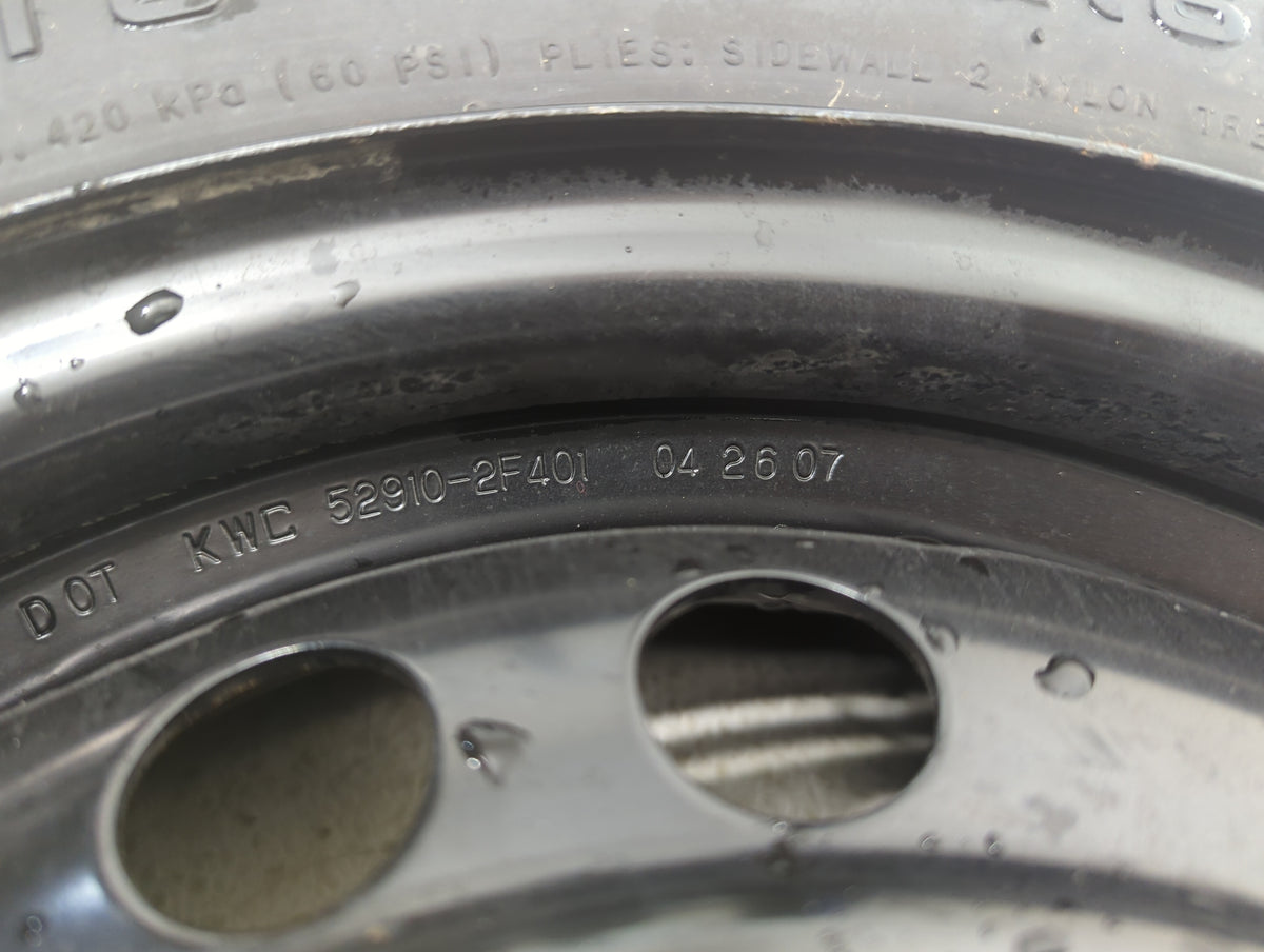 2007 Kia Spectra Spare Donut Tire Wheel Rim Oem - Oemusedautoparts1.com