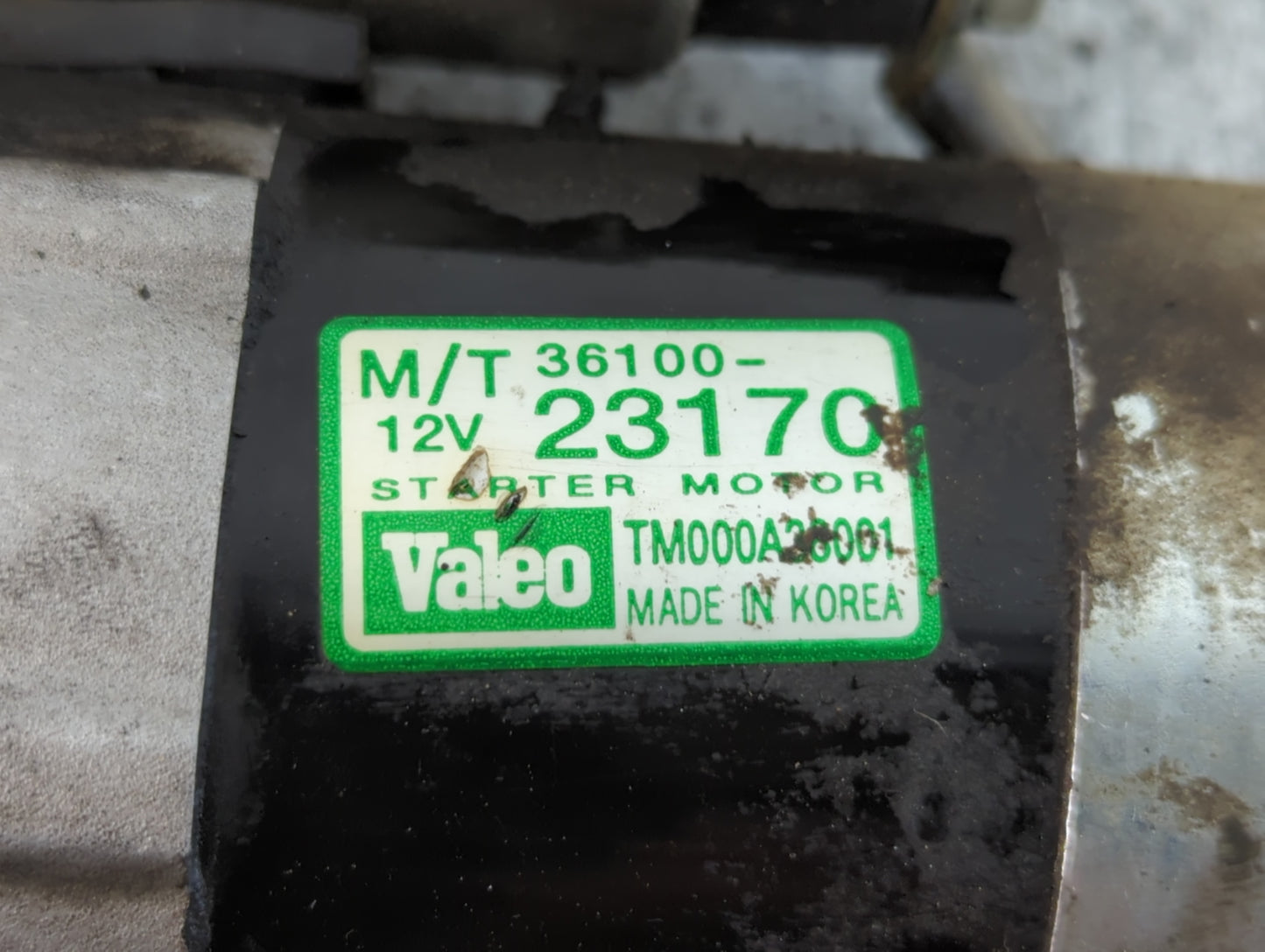 2007-2009 Kia Spectra Car Starter Motor Solenoid OEM P/N:36100 23170 Fits Fits 2005 2006 2007 2008 2009 2010 2011 2012 OEM U