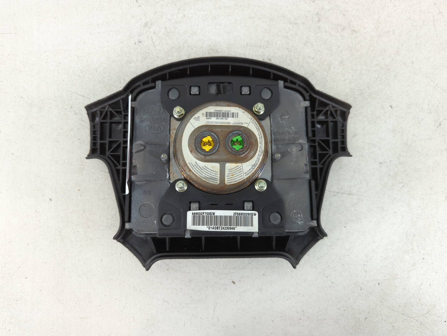 2007-2009 Kia Spectra Air Bag Driver Left Steering Wheel Mounted P/N:D1ADBTZ4230946 569002F700GW Fits Fits 2007 2008 2009 OE