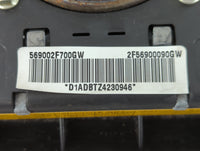 2007-2009 Kia Spectra Air Bag Driver Left Steering Wheel Mounted P/N:D1ADBTZ4230946 569002F700GW Fits Fits 2007 2008 2009 OE