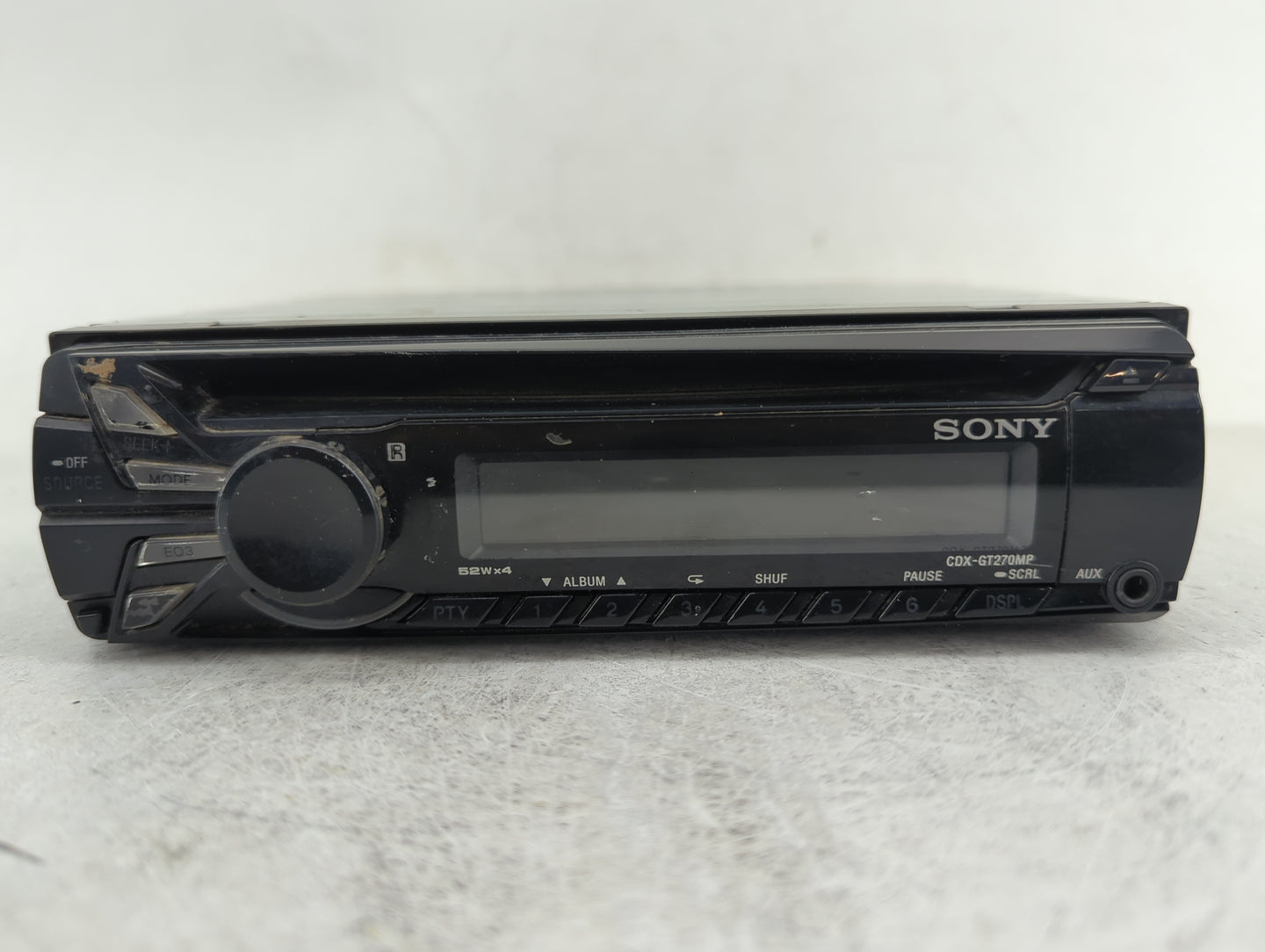 2007 Kia Sportage Radio AM FM Cd Player Receiver Replacement P/N:CDX-GT270MP Fits OEM Used Auto Parts - Oemusedautoparts1.co