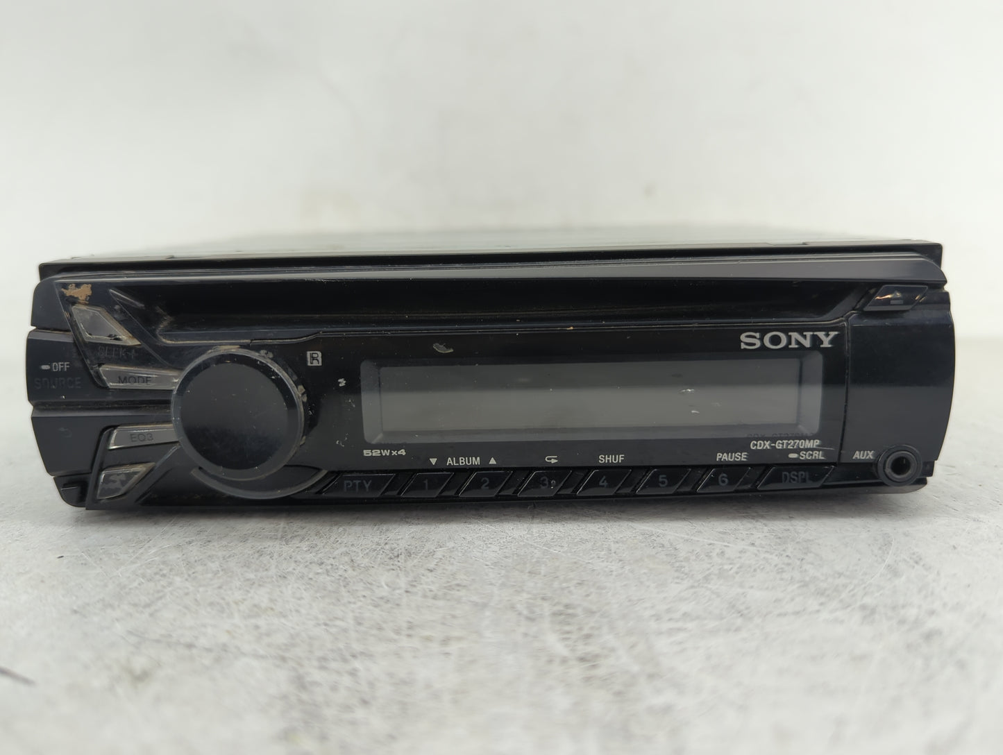 2007 Kia Sportage Radio AM FM Cd Player Receiver Replacement P/N:CDX-GT270MP Fits OEM Used Auto Parts - Oemusedautoparts1.co