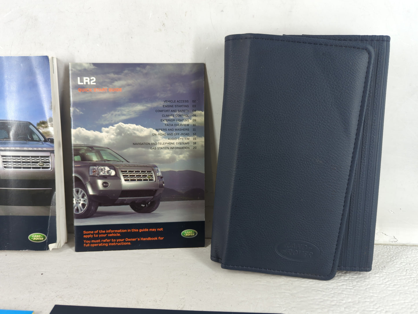 2007 Land Rover Lr2 Owners Manual Book Guide P/N:LRL 18 02 56 802 OEM Used Auto Parts - Oemusedautoparts1.com