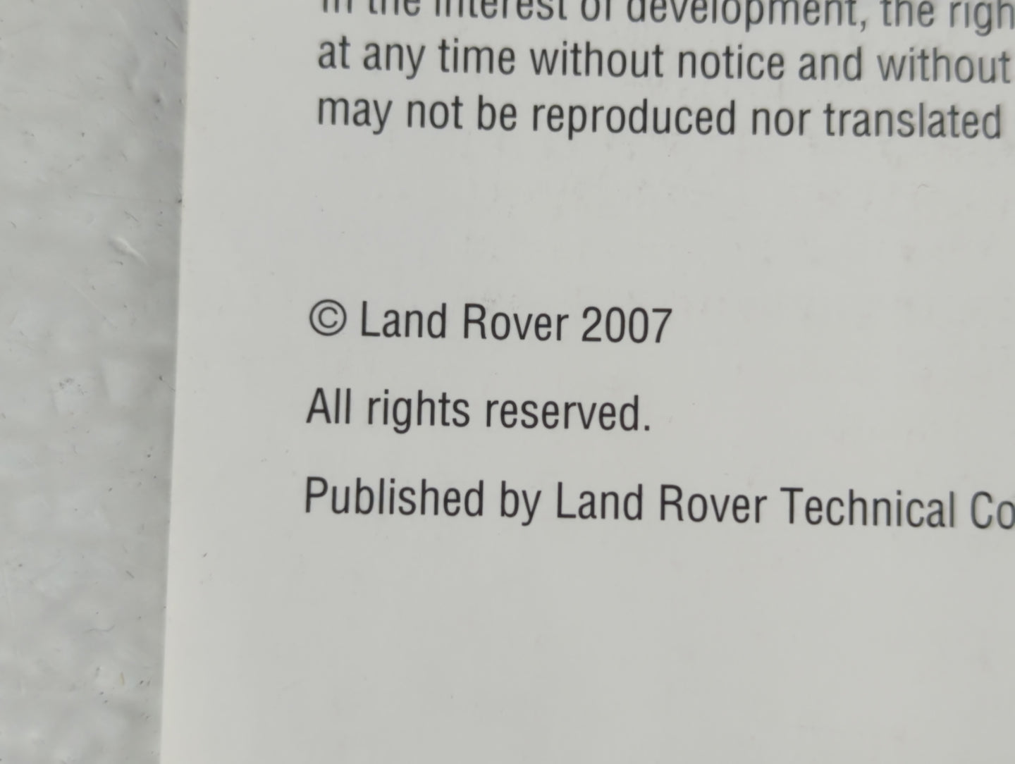 2007 Land Rover Lr2 Owners Manual Book Guide P/N:LRL 18 02 56 802 OEM Used Auto Parts - Oemusedautoparts1.com