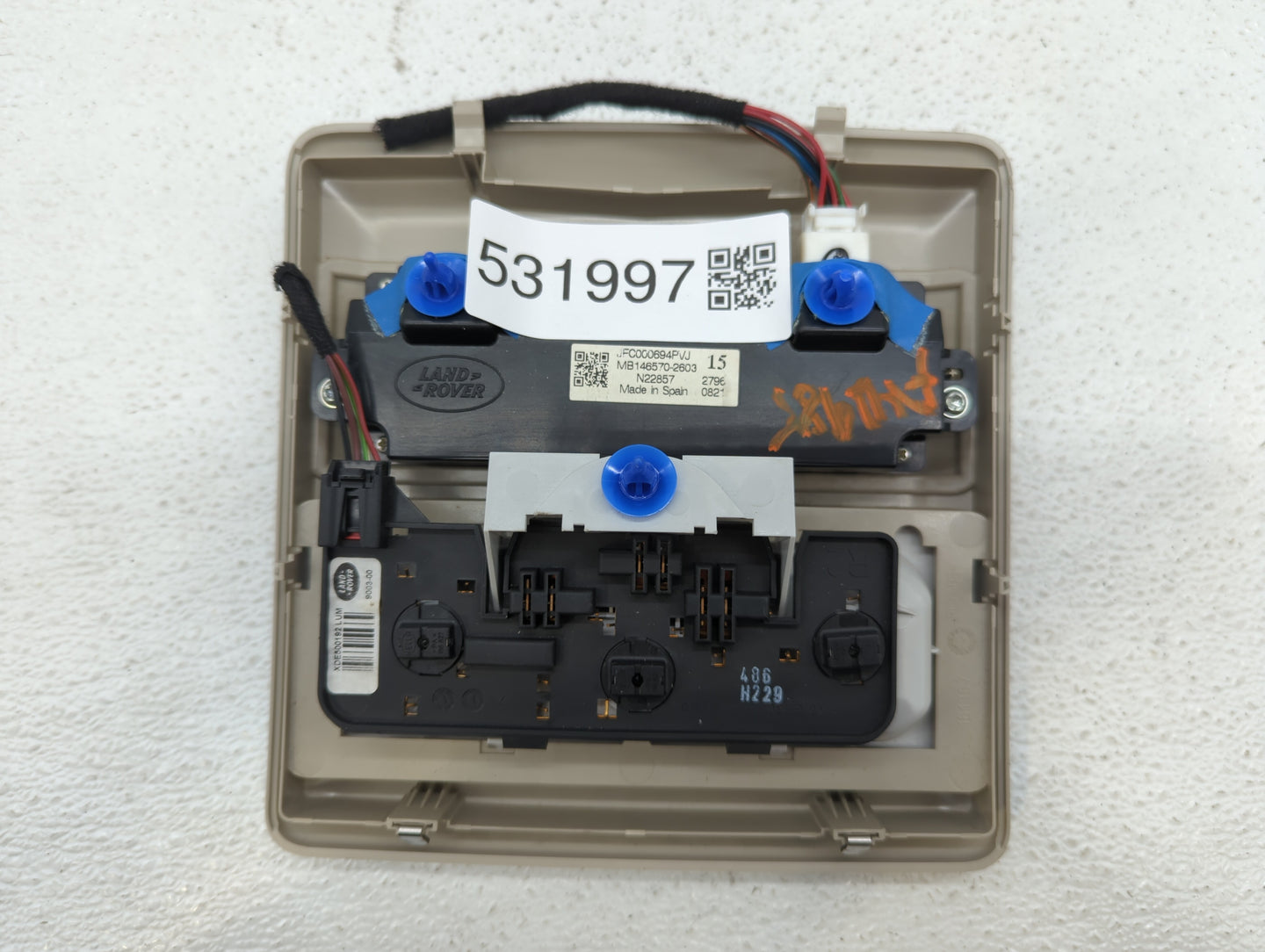2005-2009 Land Rover Lr3 Climate Control Module Temperature AC/Heater Replacement P/N:MB146570-2603 Fits OEM Used Auto Parts