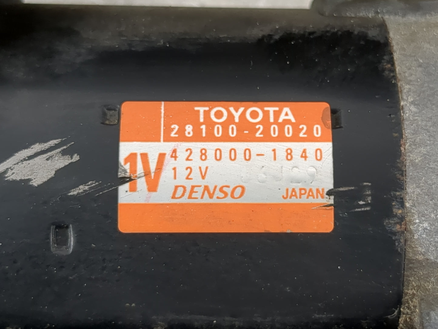 2007-2018 Lexus Es350 Car Starter Motor Solenoid OEM P/N:428000-1840 28100-20020 Fits OEM Used Auto Parts - Oemusedautoparts