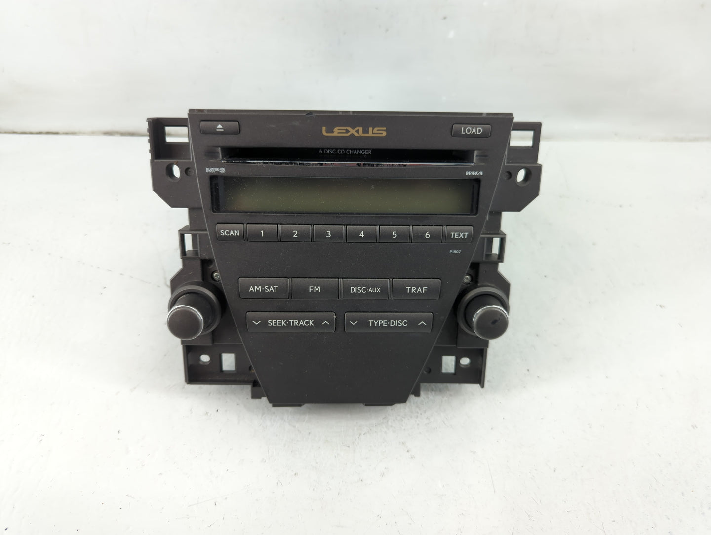 2007-2009 Lexus Es350 Radio AM FM Cd Player Receiver Replacement P/N:86120-33720 Fits Fits 2007 2008 2009 OEM Used Auto Part