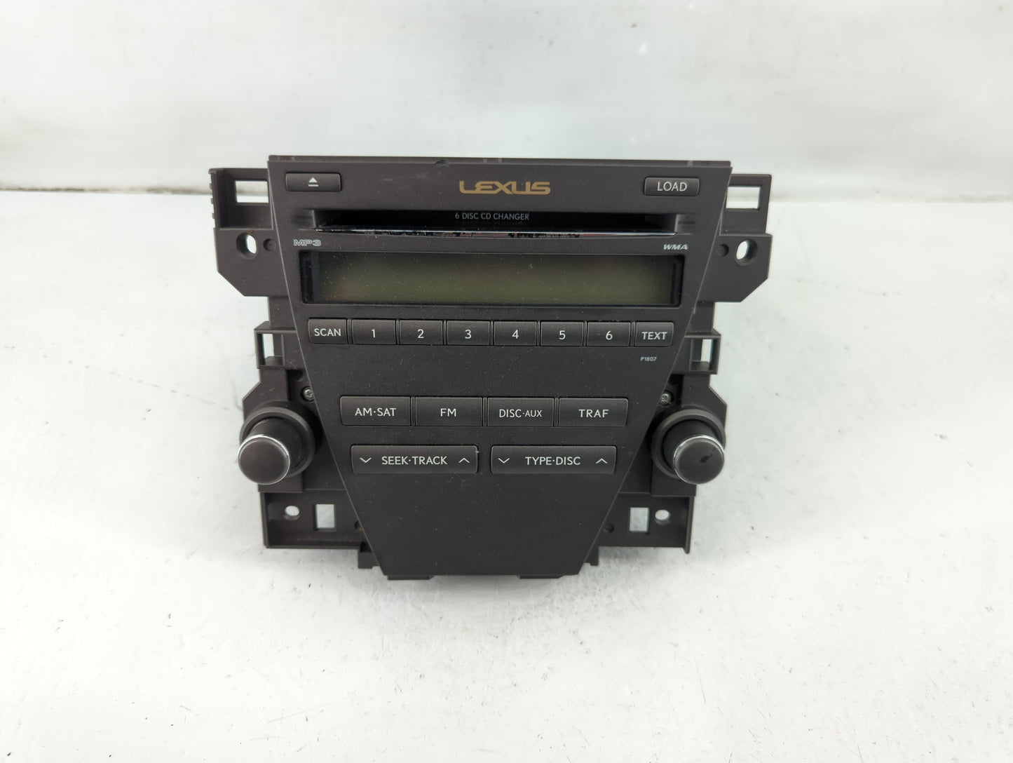 2007-2009 Lexus Es350 Radio AM FM Cd Player Receiver Replacement P/N:86120-33720 Fits Fits 2007 2008 2009 OEM Used Auto Part