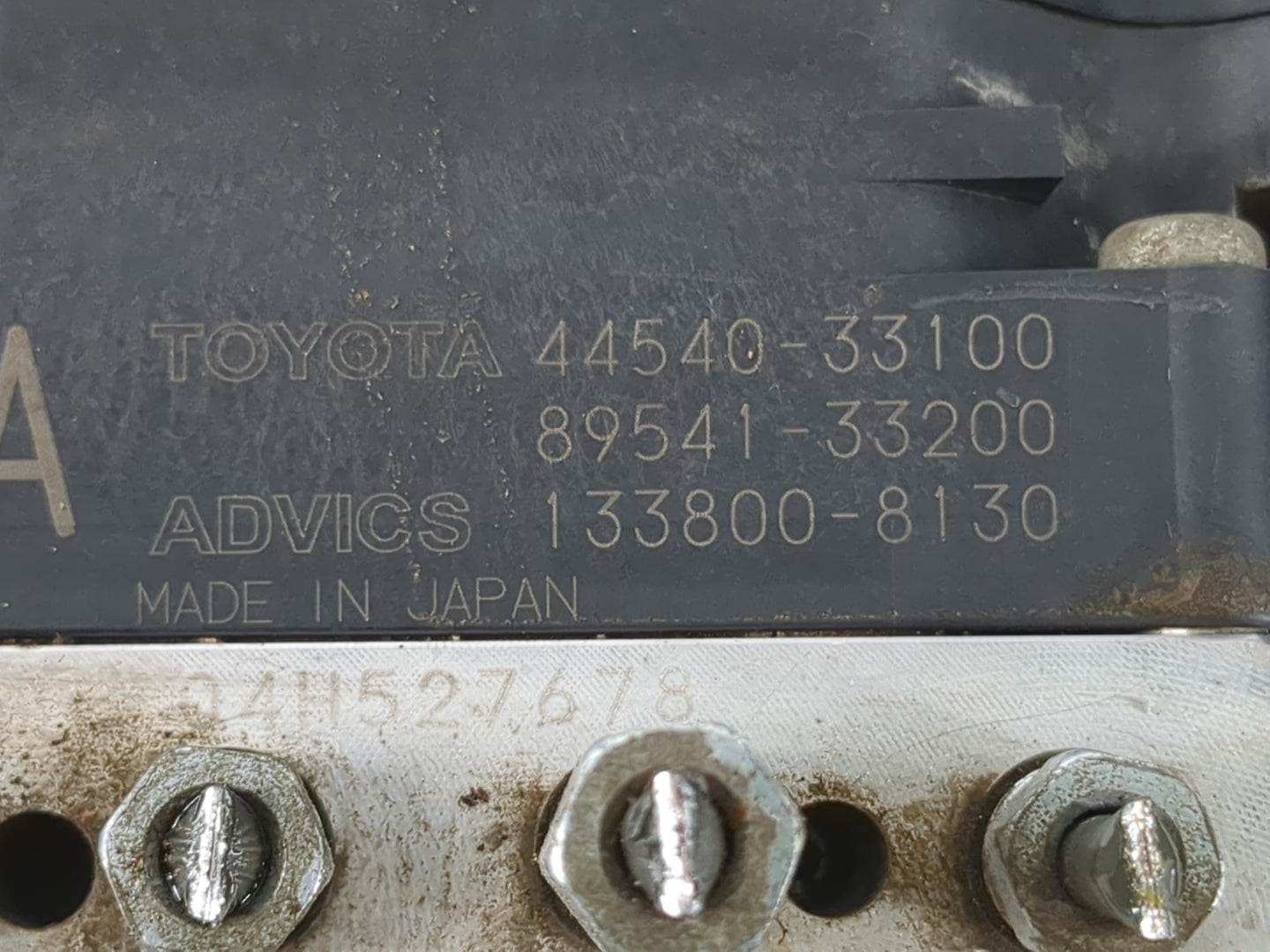 2007-2008 Lexus Es350 ABS Pump Control Module Replacement P/N:89541-33200 44540-33100 Fits Fits 2007 2008 OEM Used Auto Part