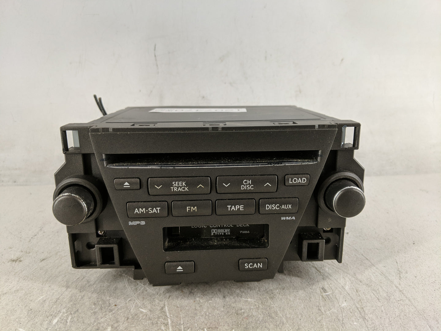 2007-2009 Lexus Es350 Radio AM FM Cd Player Receiver Replacement P/N:86120-33730 Fits Fits 2007 2008 2009 OEM Used Auto Part