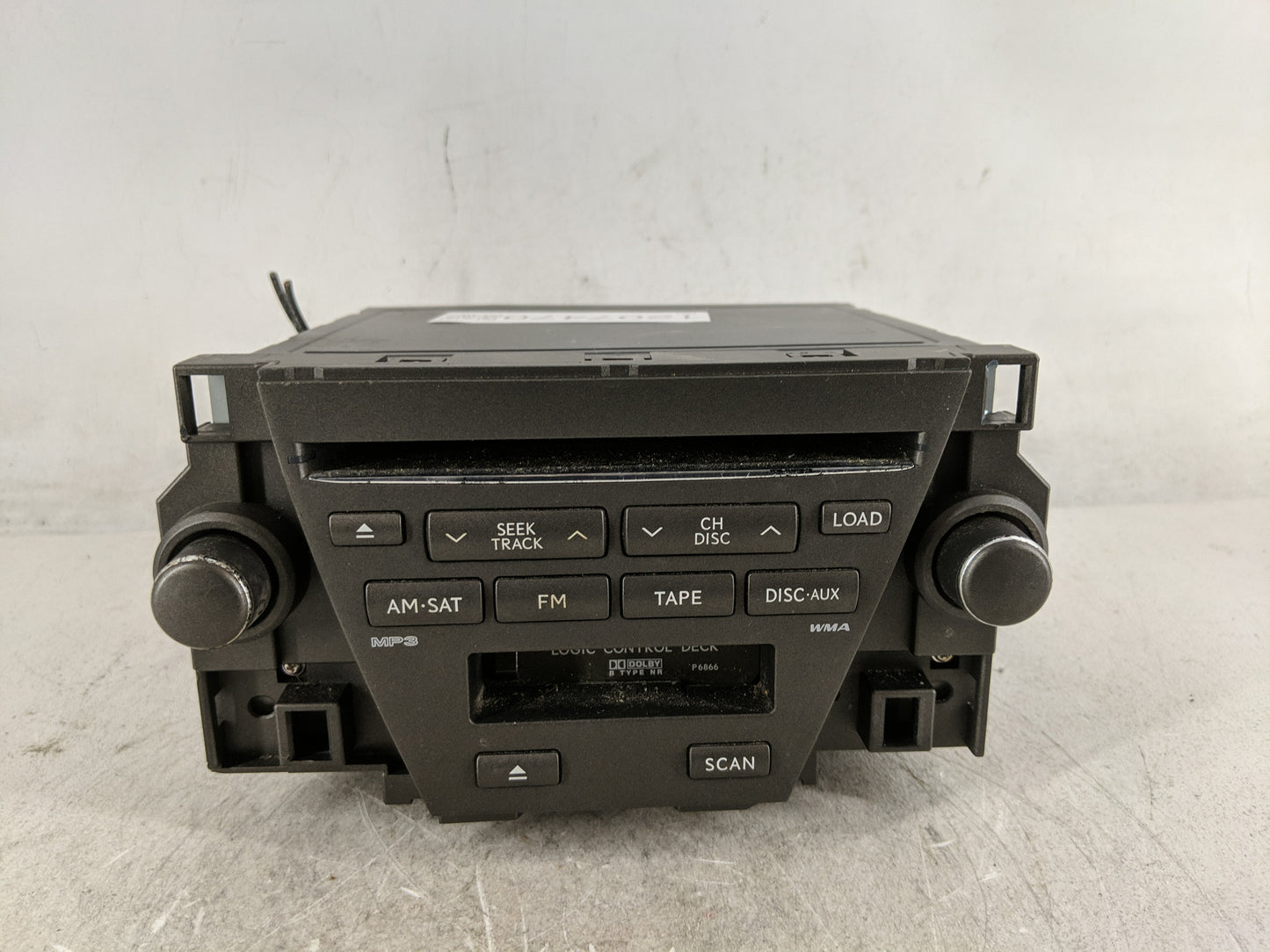2007-2009 Lexus Es350 Radio AM FM Cd Player Receiver Replacement P/N:86120-33730 Fits Fits 2007 2008 2009 OEM Used Auto Part