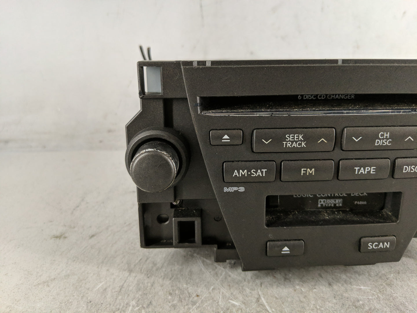 2007-2009 Lexus Es350 Radio AM FM Cd Player Receiver Replacement P/N:86120-33730 Fits Fits 2007 2008 2009 OEM Used Auto Part