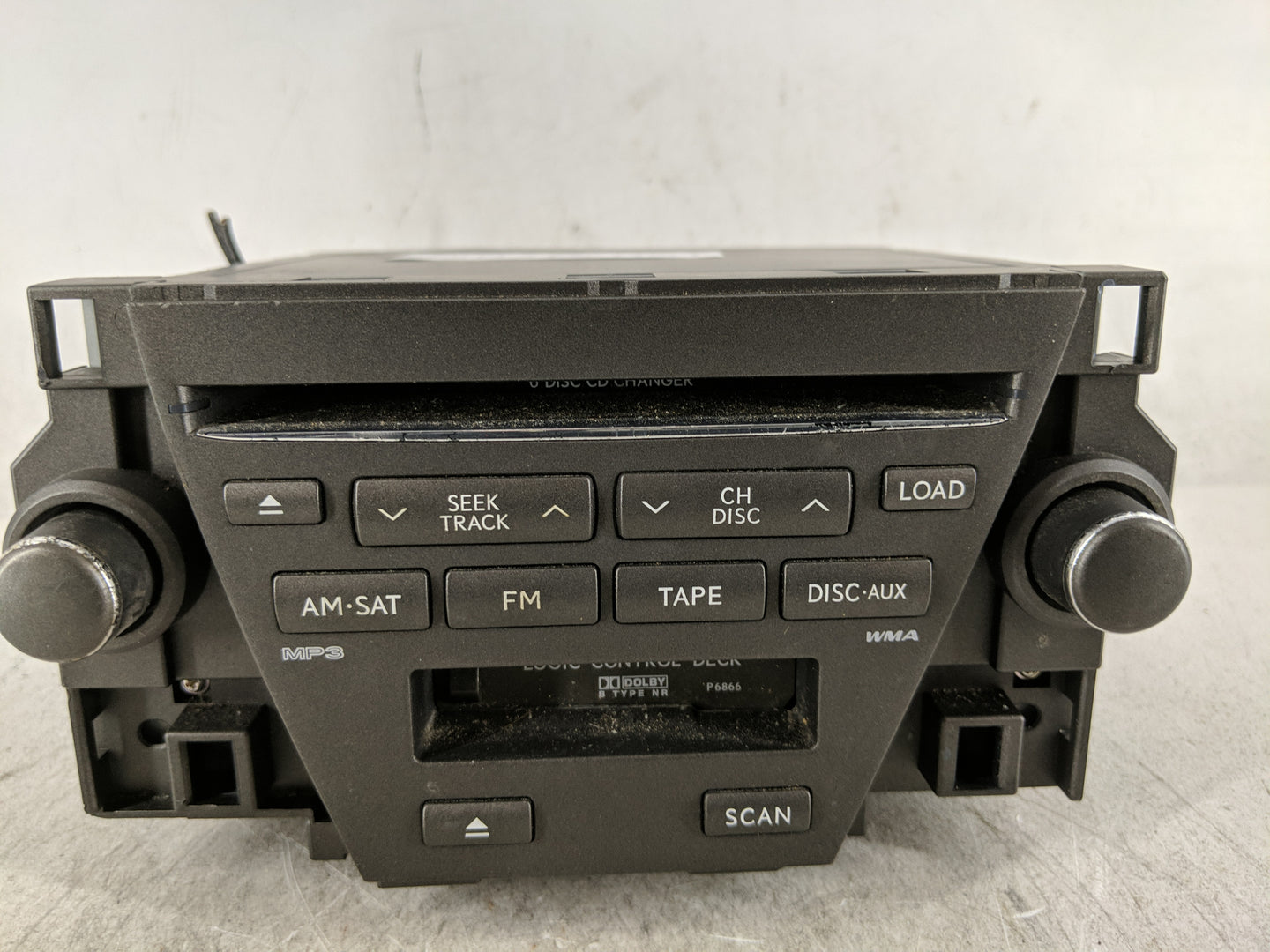 2007-2009 Lexus Es350 Radio AM FM Cd Player Receiver Replacement P/N:86120-33730 Fits Fits 2007 2008 2009 OEM Used Auto Part