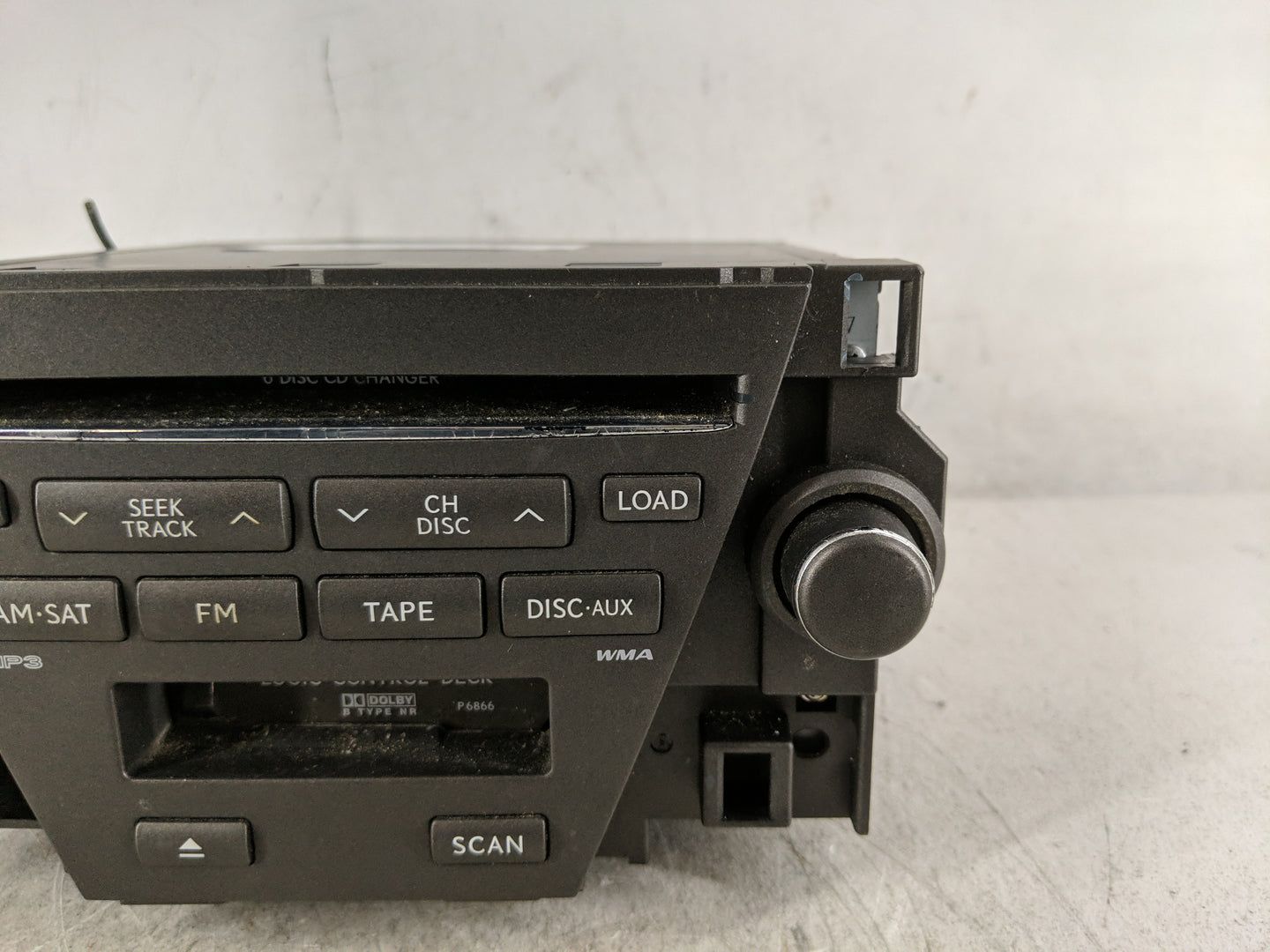 2007-2009 Lexus Es350 Radio AM FM Cd Player Receiver Replacement P/N:86120-33730 Fits Fits 2007 2008 2009 OEM Used Auto Part